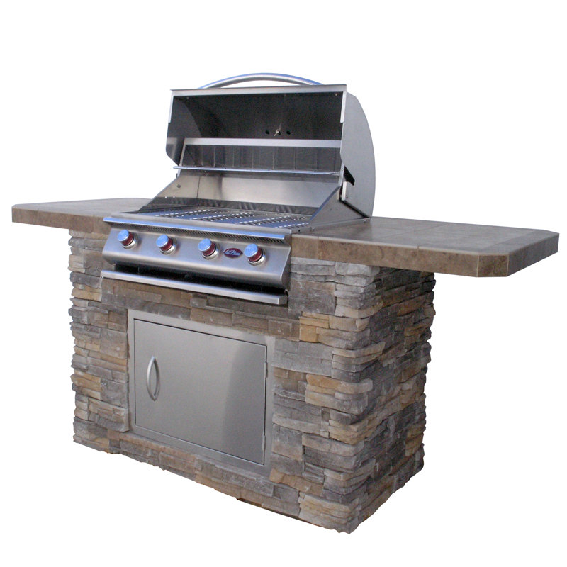 Cal Flame Bistro 4Burner BuiltIn Propane Gas Grill Wayfair